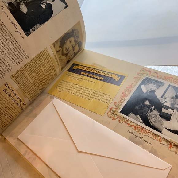 Vintage I Love Lucy Lucy and Desi Real-Life 3D Hardcover Scrapbook and Cover - Picture 7 of 15